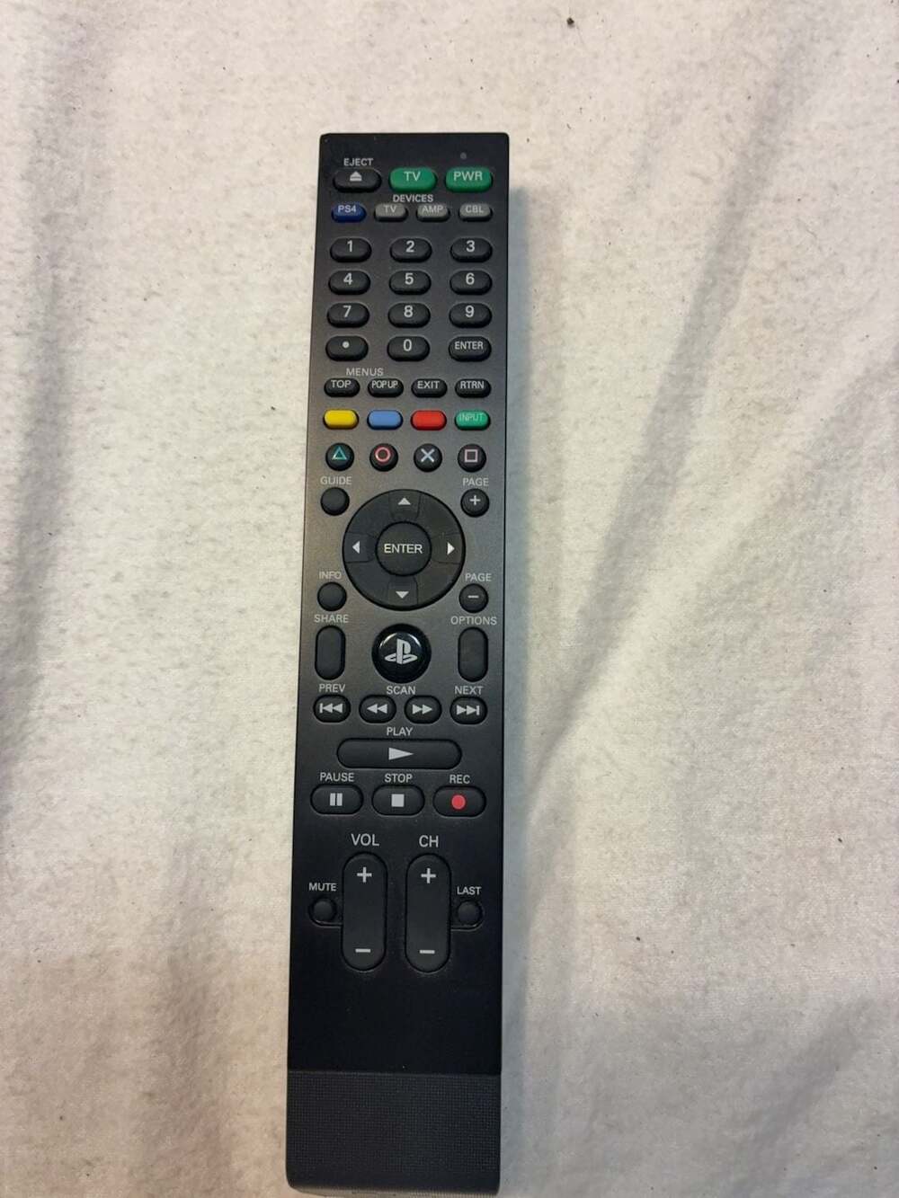 NOT TESTED PDP Universal Media Remote for PlayStation 4 Model 051-038-NA